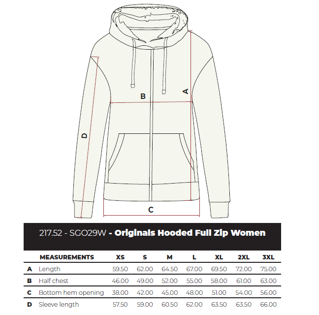 SG - Originals Hooded Full Zip Women