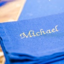 Personnalisation textile en broderie (lettrage)
