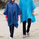 Poncho en plastique