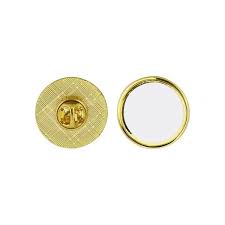 Pin's sublimable doré