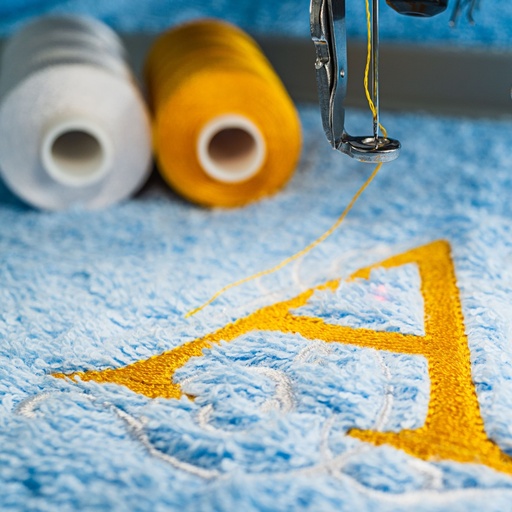 Personnalisation textile en broderie (lettrage)
